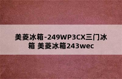 美菱冰箱-249WP3CX三门冰箱 美菱冰箱243wec